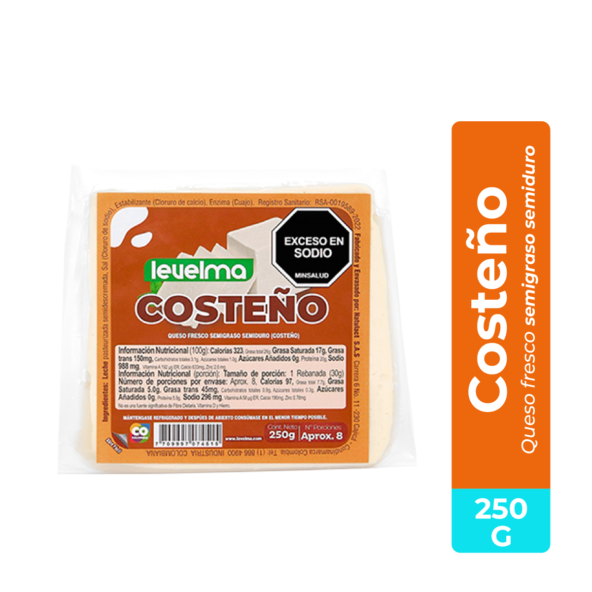 Queso Costeño 250g