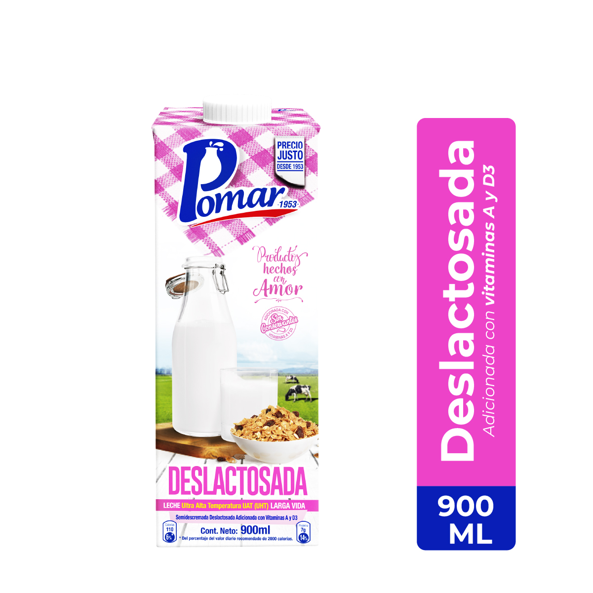 Leche Deslactosada Tetra Pak® - 900ml